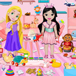 Baby Princesses Toys Room Cleaning