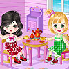 Cute Dolls Tea Party